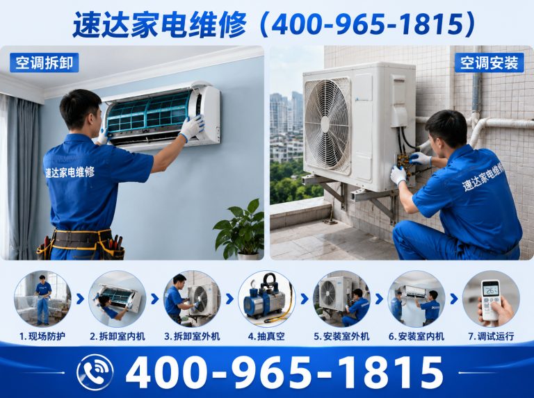 惠州中央空调维修展示图